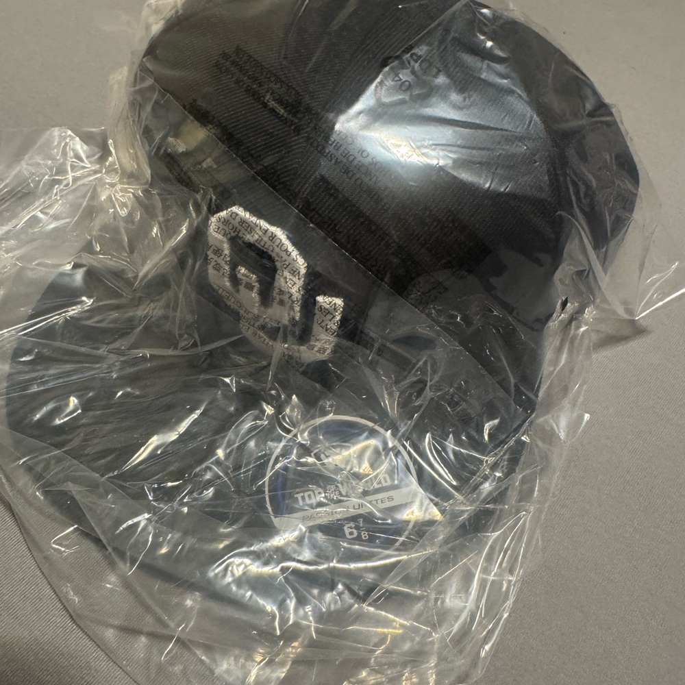 OU Black and White Fitted Hat